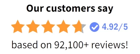 JellyBlue highly rated by customers