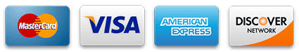Accepted payment cards